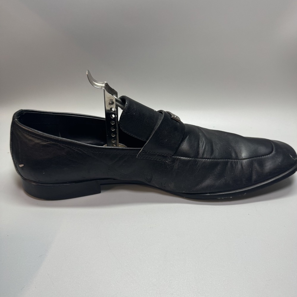 GUCCI Men's‎ Black Florence Leather dress shoes loafers Italy Size 11 -US - Picture 8 of 12